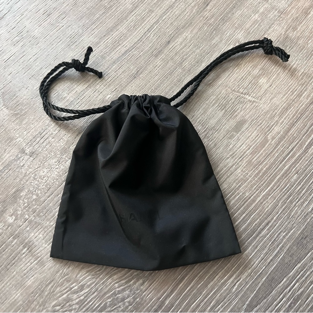 Chanel Black Drawstring String Dust Bag
